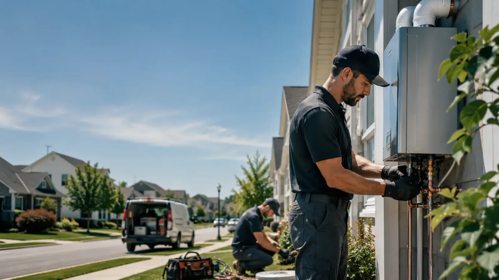 Tankless Water Heater Installation in Red Rock, TX